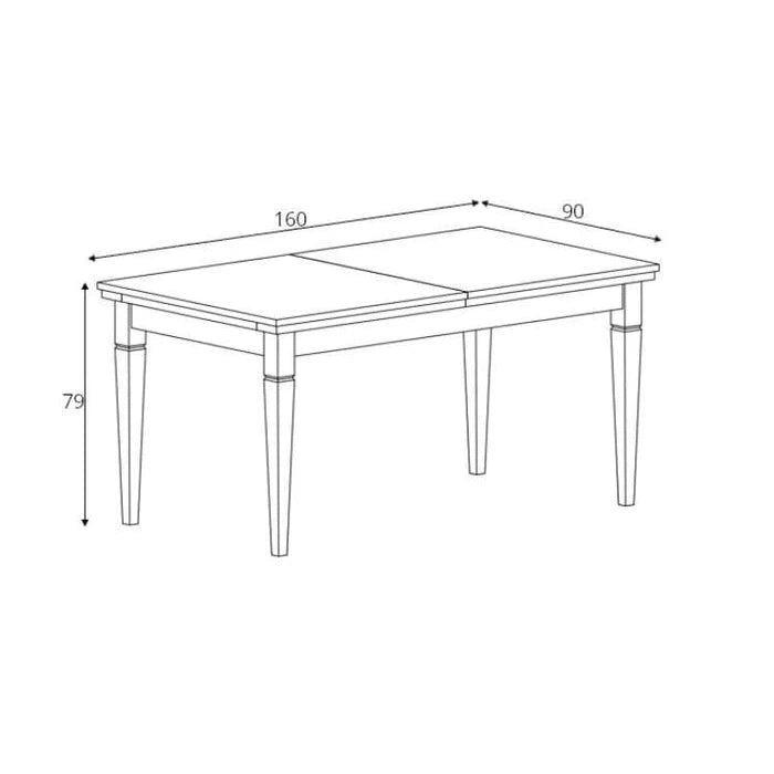 Evora Extending Table 160-240cm